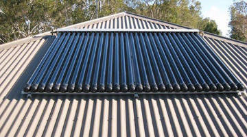 Image of solar hot water tubes